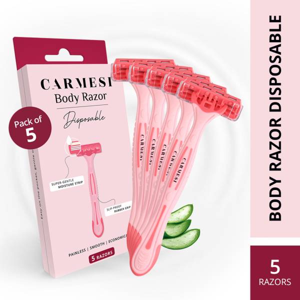 Carmesi Disposable Body Razors for Women | Safe, Hygienic & Economical