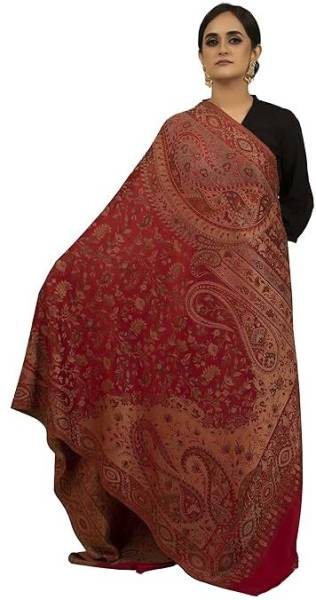 KASHMIR HANDLOOM Cashmere Embellished Women Shawl