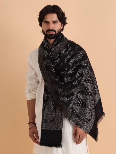 Tweedle Acrylic Woven Men Shawl