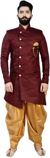 Chote Raja Collection chote raja collection Solid Sherwani Solid ...