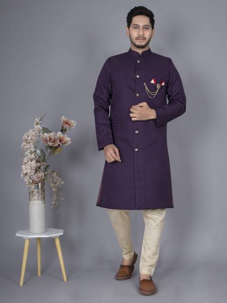 N.B.F Fashion Printed Sherwani