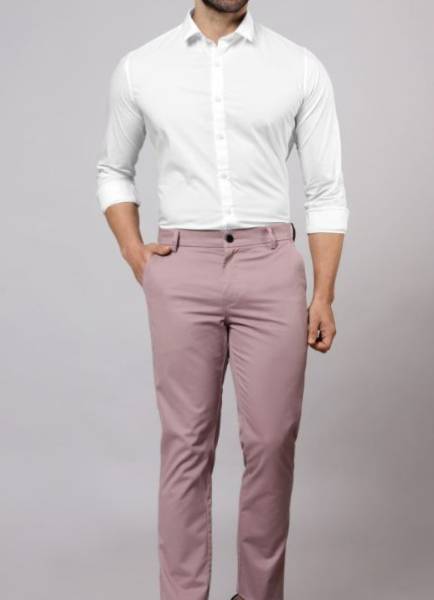 Oraenx Fashion Men Solid Casual White Shirt