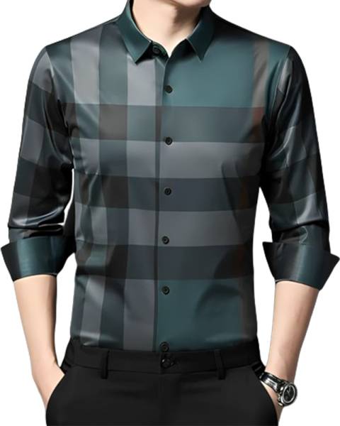 protectify Men Checkered Casual Multicolor Shirt