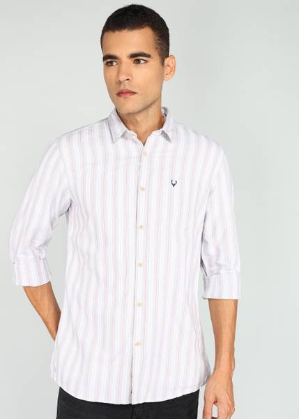 Allen Solly Men Striped Casual Multicolor Shirt