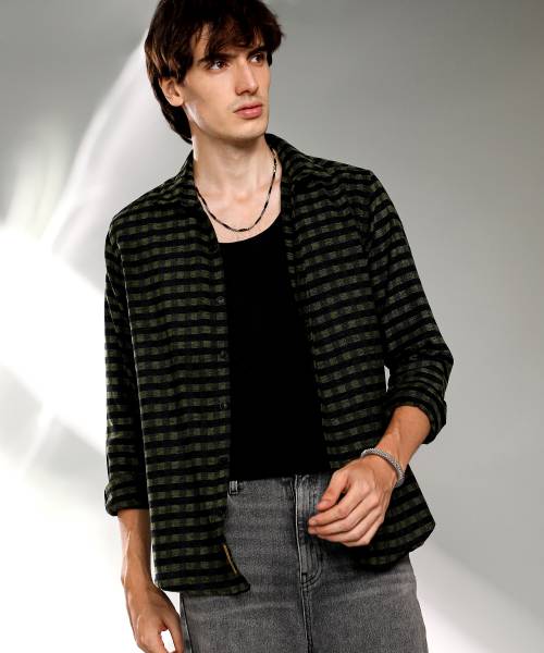CAMPUS SUTRA Men Checkered Casual Multicolor Shirt