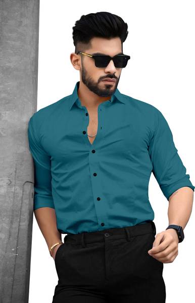 SOLSTICE Men Solid Formal Multicolor Shirt