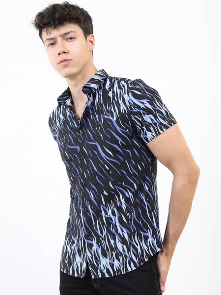 KETCH Men Printed Casual Multicolor Shirt