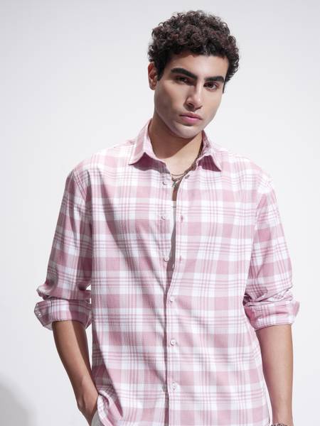 HIGHLANDER Men Checkered Casual Multicolor Shirt