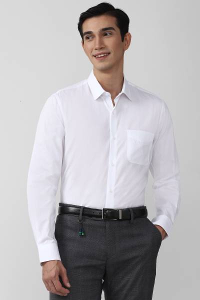 PETER ENGLAND Men Solid Formal White Shirt