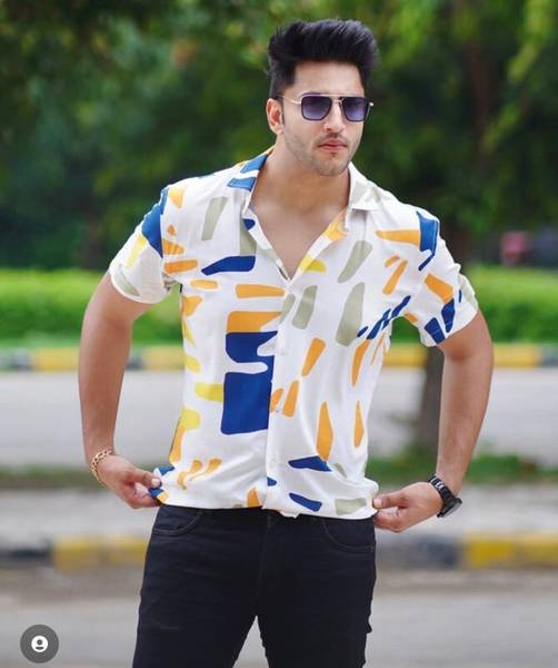 standstitch Men Printed Casual Multicolor Shirt