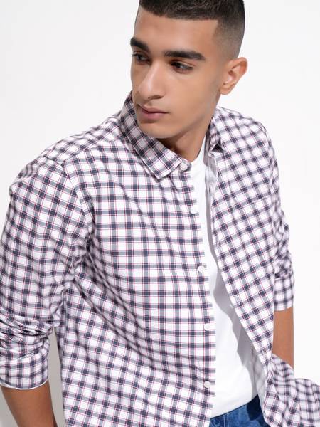 HIGHLANDER Men Checkered Casual Multicolor Shirt