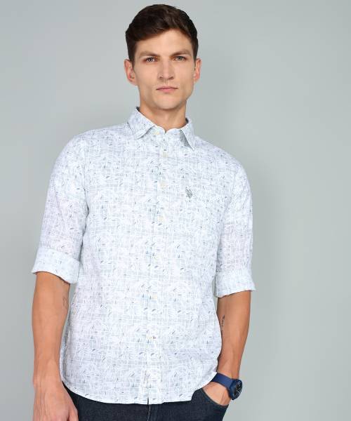 U.S. POLO ASSN. Men Solid Casual Multicolor Shirt