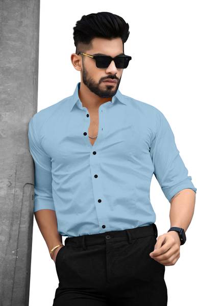 SOLSTICE Men Solid Formal Multicolor Shirt