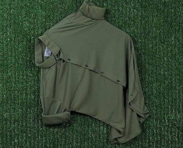 TYRELL Men Solid Formal Green Shirt