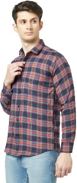 Boninos Men Checkered Casual Multicolor Shirt