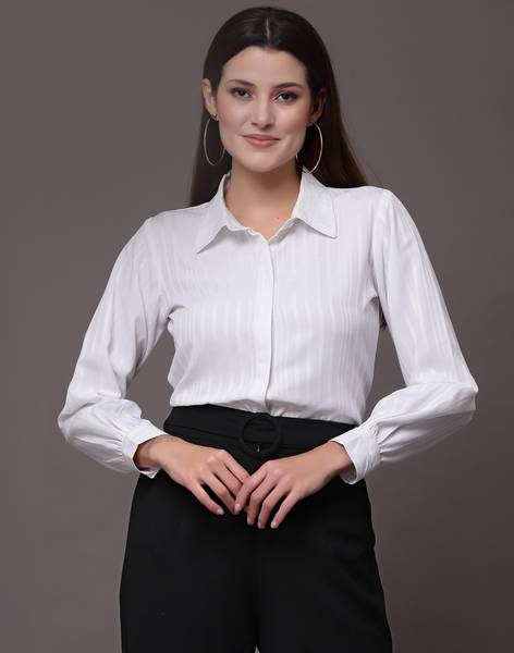 H and m white shirt womens sales