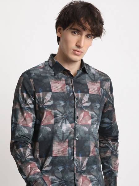 THE BEAR HOUSE Men Printed Casual Multicolor Shirt