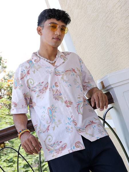 The Indian Garage Co. Men Printed Casual Multicolor Shirt