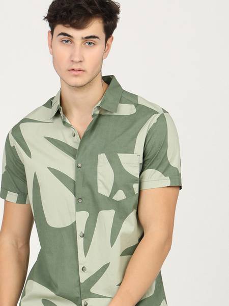 HIGHLANDER Men Printed Casual Multicolor Shirt