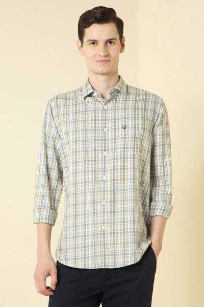 Allen Solly Men Checkered Casual Multicolor Shirt