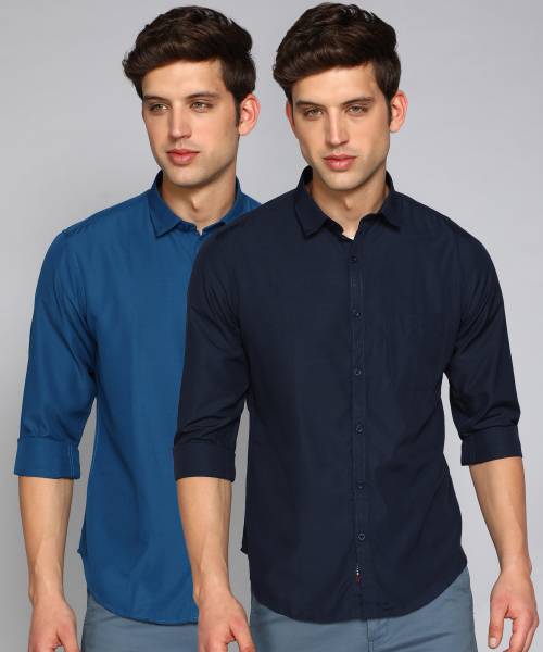 METRONAUT Men Solid Casual Multicolor Shirt