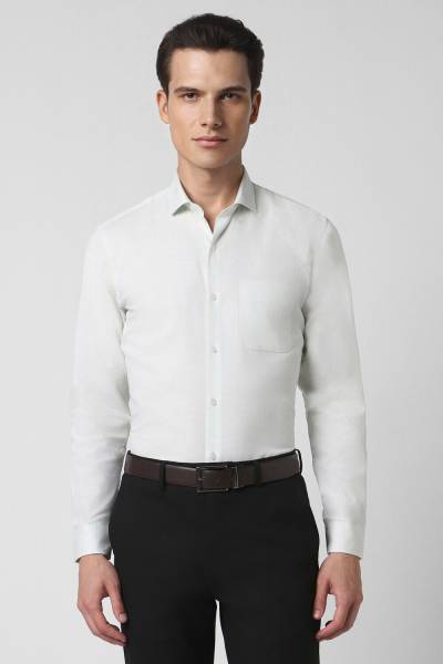 PETER ENGLAND Men Solid Formal White Shirt