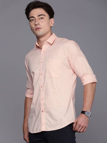 Raymond pink shirt on sale