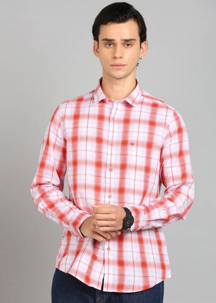 KILLER Men Checkered Casual Red Shirt