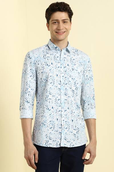 Allen Solly Men Printed Casual Multicolor Shirt
