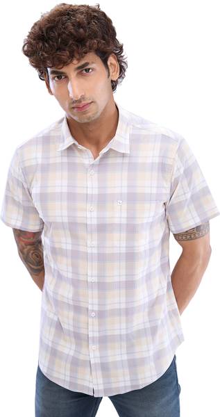 Spykar Men Checkered Casual Multicolor Shirt