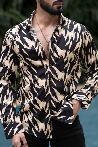 Marmic Fab Men Printed Casual Multicolor Shirt
