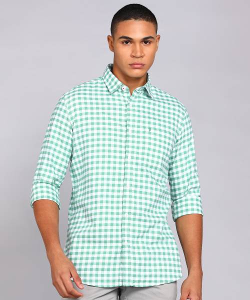 VAN HEUSEN SPORT Men Checkered Casual Blue, White Shirt