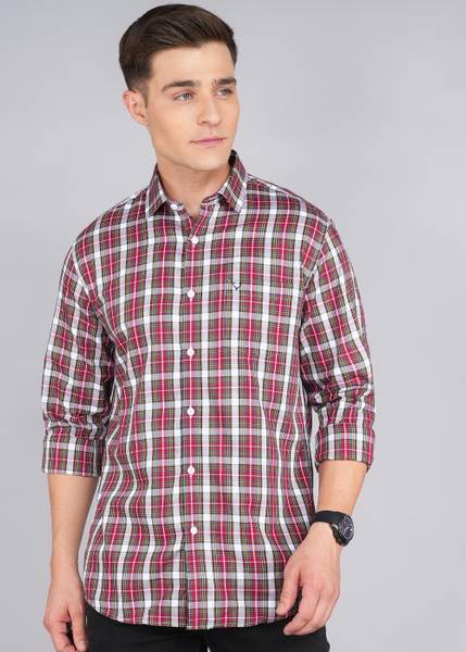 Allen Solly Men Checkered Casual Multicolor Shirt