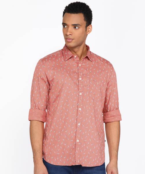 PARX Men Printed Casual Red Shirt