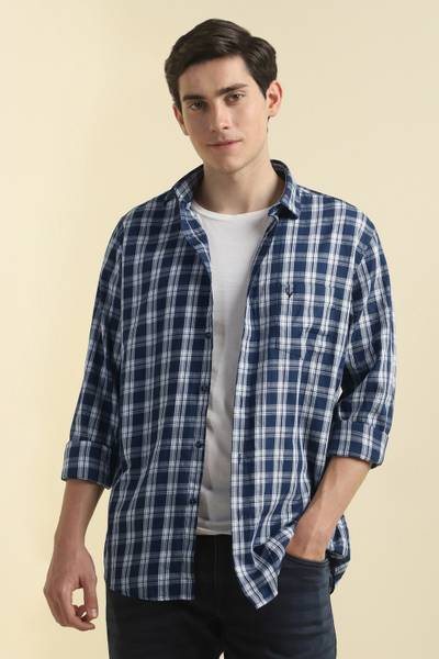 Allen Solly Men Checkered Casual Multicolor Shirt