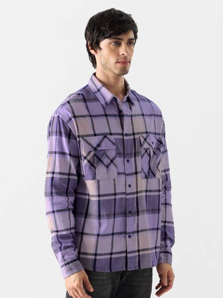 The Souled Store Men Checkered Casual Multicolor Shirt