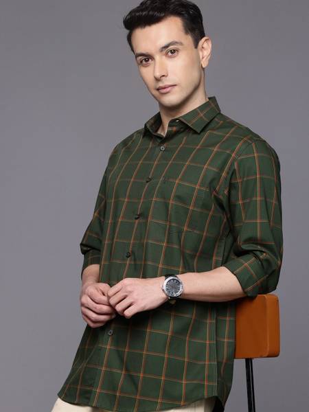 Allen Solly Men Checkered Casual Multicolor Shirt