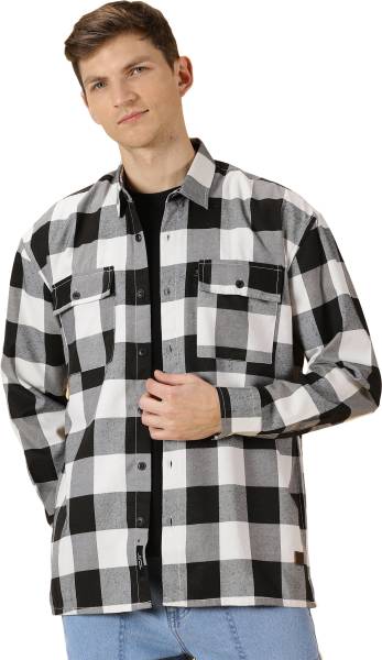 THOMAS SCOTT Men Checkered Casual Multicolor Shirt