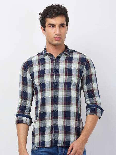 KILLER Men Checkered Casual Multicolor Shirt