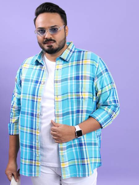 HIGHLANDER Men Checkered Casual Multicolor Shirt