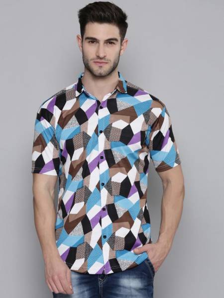 METRONAUT Men Printed Casual Multicolor Shirt