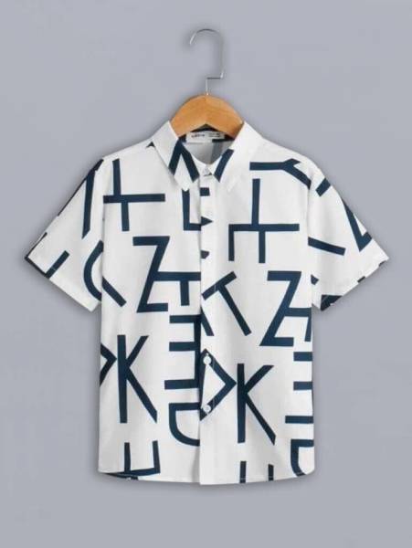 DARKMODE Boys Printed Casual Multicolor Shirt