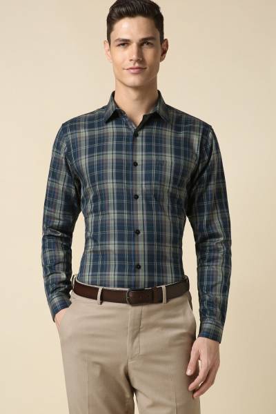 Allen Solly Men Checkered Formal Multicolor Shirt