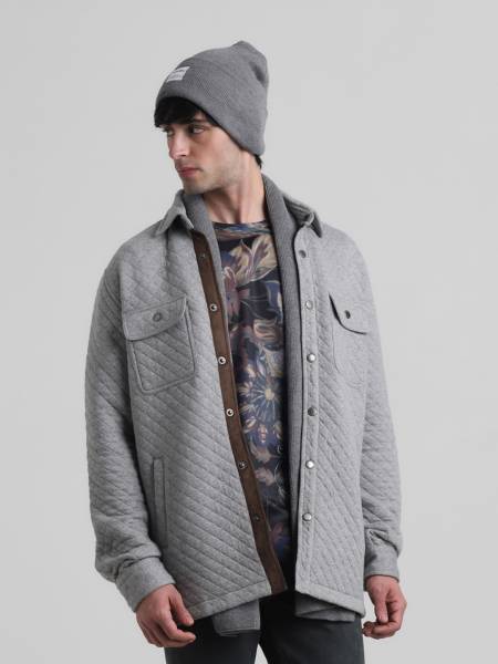 JACK & JONES Full Sleeve Solid Men Jacket