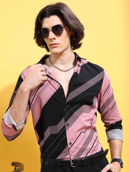 KETCH Men Printed Casual Multicolor Shirt