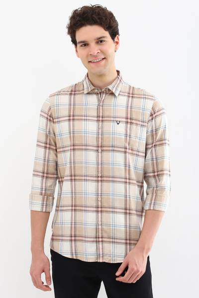 Allen Solly Men Checkered Casual Multicolor Shirt