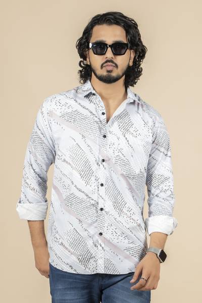 Sudan Men Printed Casual Multicolor Shirt