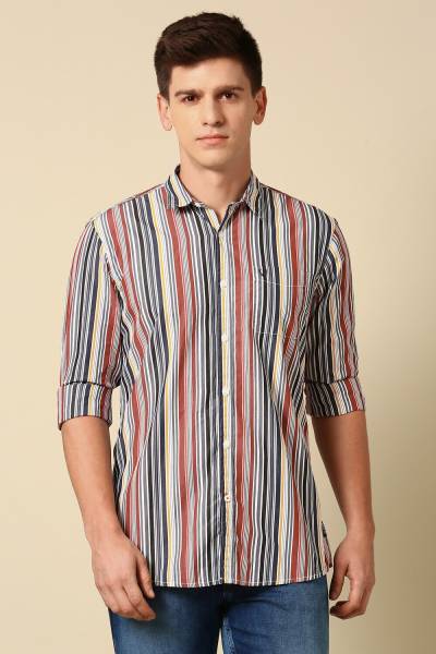 Allen Solly Men Striped Casual Multicolor Shirt