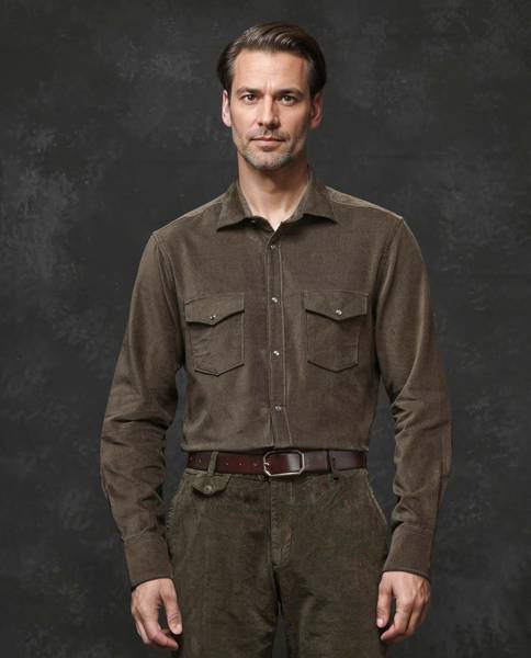 RARE RABBIT Men Solid Party Dark Green Shirt