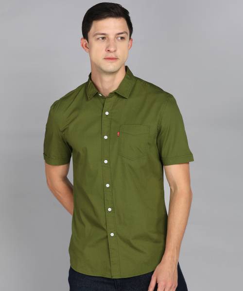 Levi's men's deals solid casual shirt